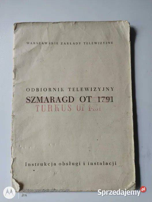 WZT instrukcja obsługi odbiornika TV Szmaragd