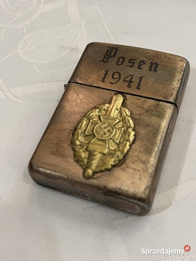 Niemiecka zapalniczka benzynowa III Rzesza Posen Kraków