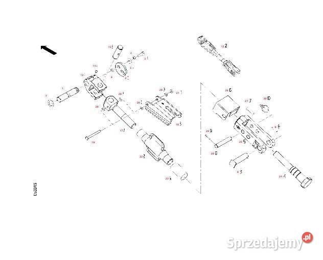 Wieszak G718870030012 Tylny Podnośnik Fendt 714 Wilkowo sprzedam