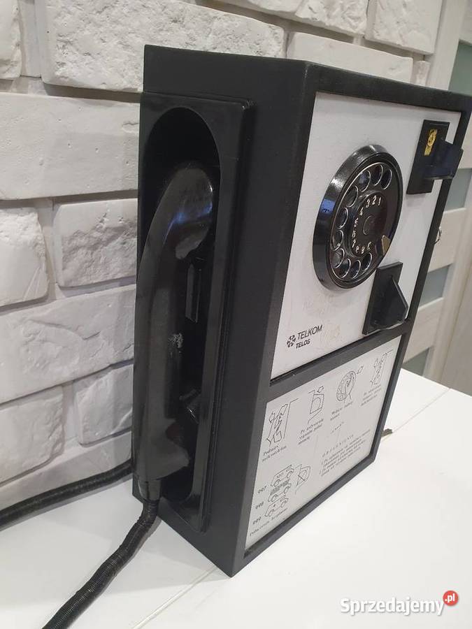 Telefon aparat telefoniczny automat wrzutowy Solnica