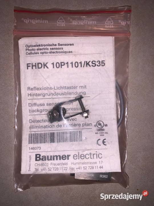 Baumer FHDK 10P1101KS35 Photo Electric Sensor mazowieckie