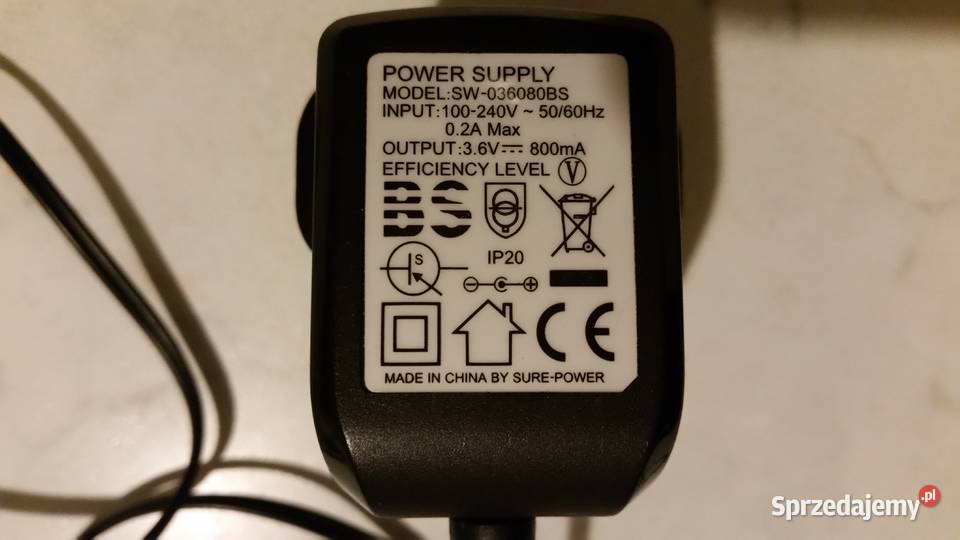 Angielski zasilacz POWER SUPPLY SW036080BS Puławy sprzedam