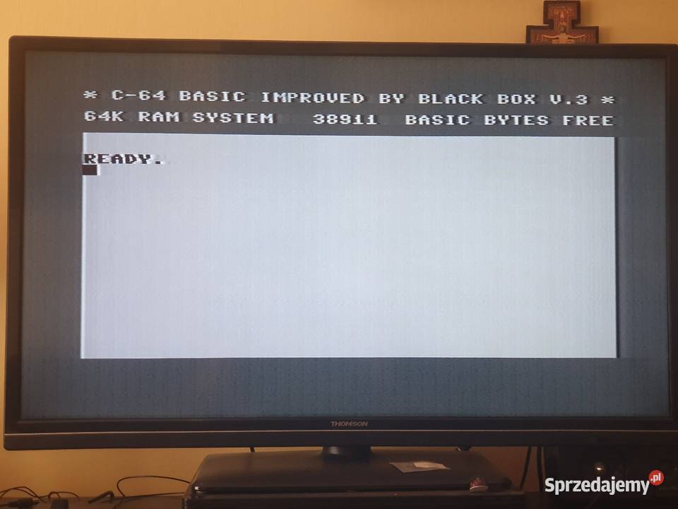 Commodore C64 datassette 4 cartrige dyskietkami Łomża
