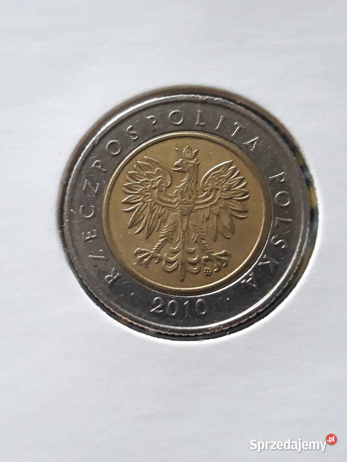 5 złotych 2010 r 1 około mennicza Konin