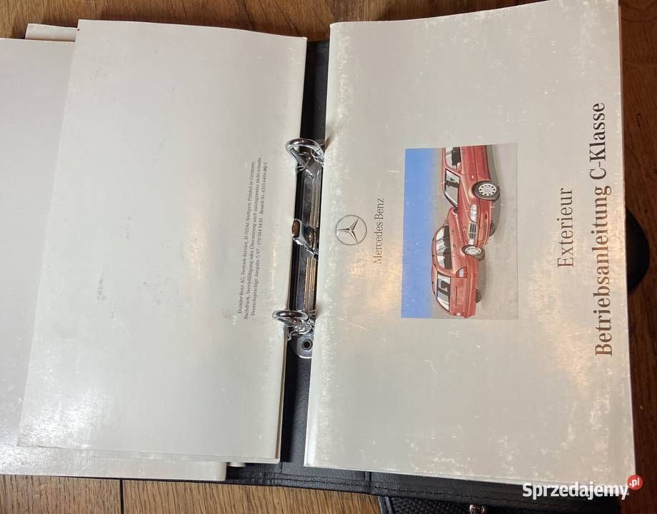 Mercedes C 180 benzyna instrukcja obsługi 1998r Niechorze