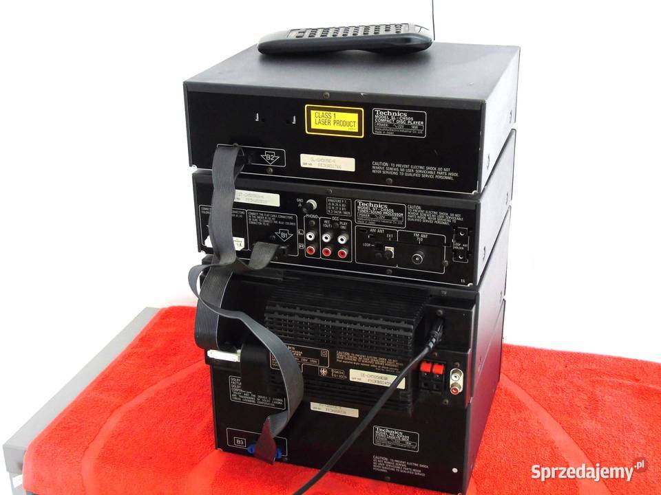 Wieża Technics SECH505 pilot sprawna DOSTAWA Jasło