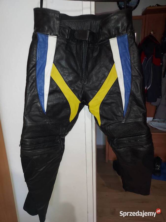 spodnie skórzane na motocykl Łęczna