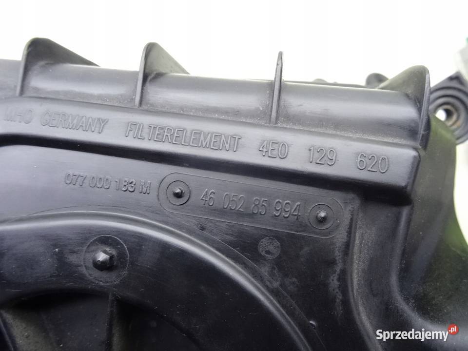 077133835S AUDI A8 D3 OBUDOWA FILTRA POWIETRZA wielkopolskie Przemęt