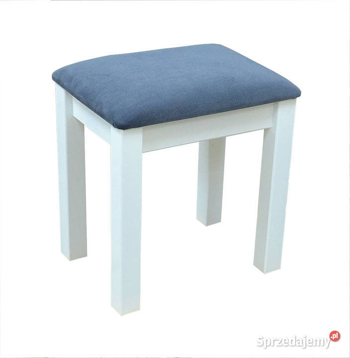 TABORET BIAŁY 40 30 DREWNIANY STOŁEK TABORETY