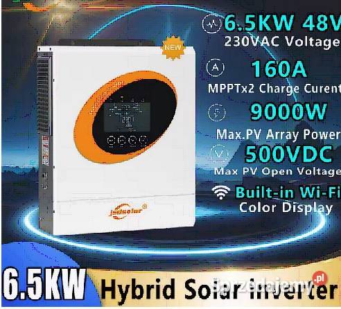Falownik Hybrydowy Off Grid 65kW 48v 60v450MPPT Zielona Góra