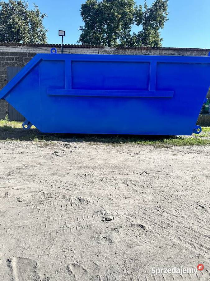 Kontener mulda 7 m3 asymetryczna pojemnik na Biznes i Przemysł łódzkie Niedrzew Pierwszy