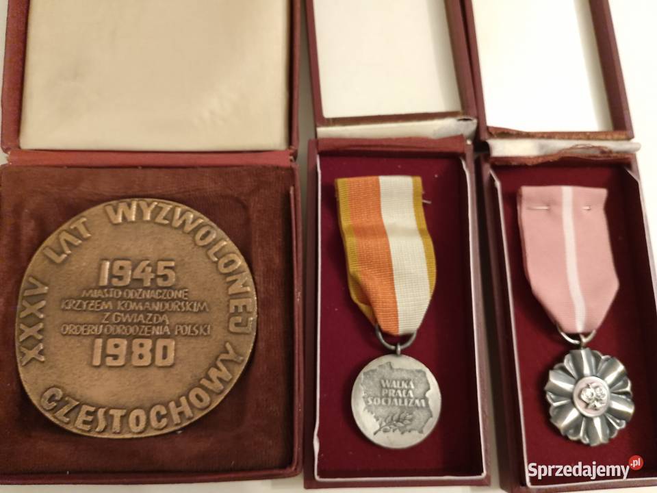Odznaczenia Częstochowa sprzedam