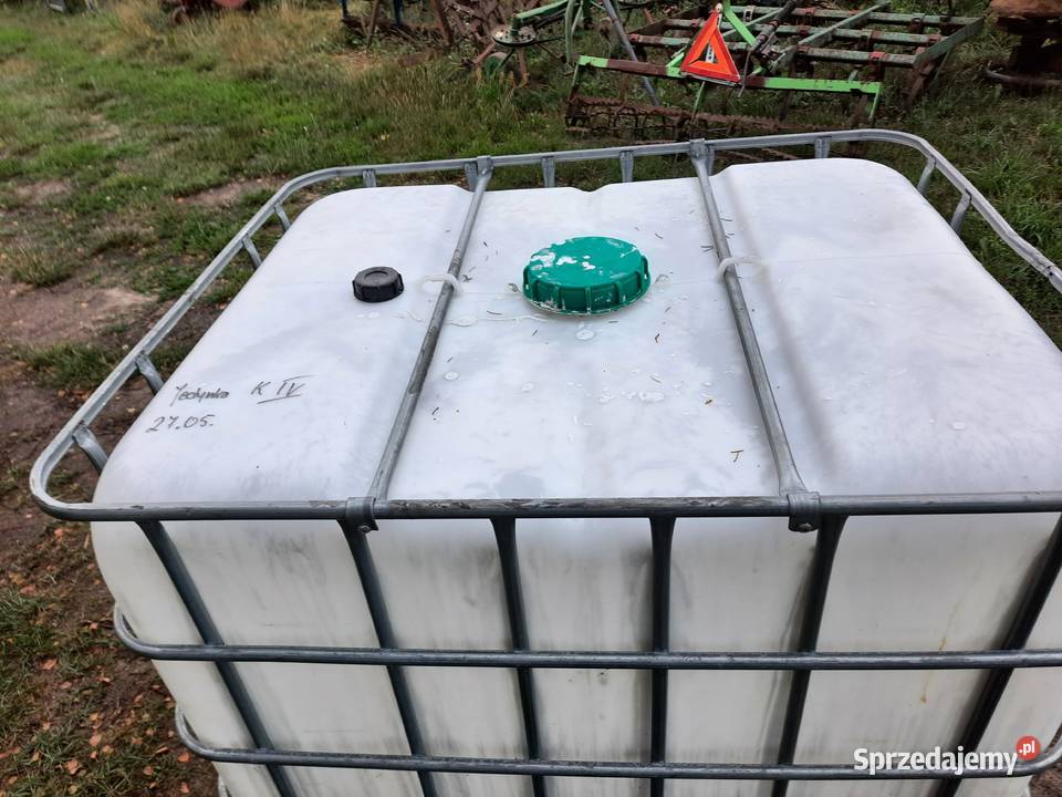 Mauzer 1000 l z przyczepką zbiornik na wodę Bucze