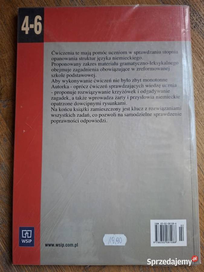 Sprawdziany 46 język niemiecki uczniów szk podst niemiecki małopolskie Kraków sprzedam
