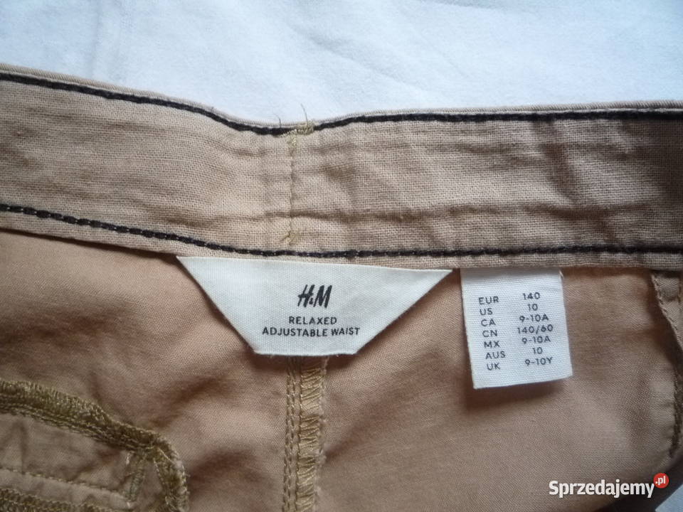 HM 140 Beżowe Spodnie Chino Wiosna lato zachodniopomorskie Szczecin sprzedam