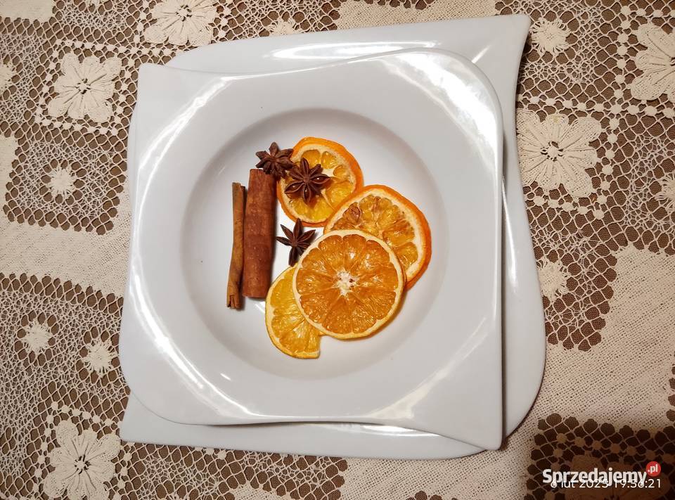 Serwis obiadowy kwadratowy Lubiana biały Gniewoszyce