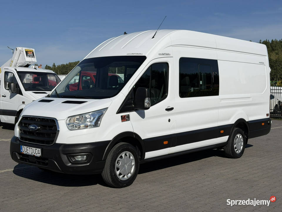 Ford Transit Doka Brygadówka 6 osób Bogato bluetooth Widełki sprzedam