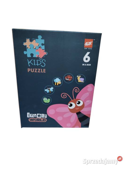Puzzle owady 6 el układanka najmłodszych Puzzle Mszczonów