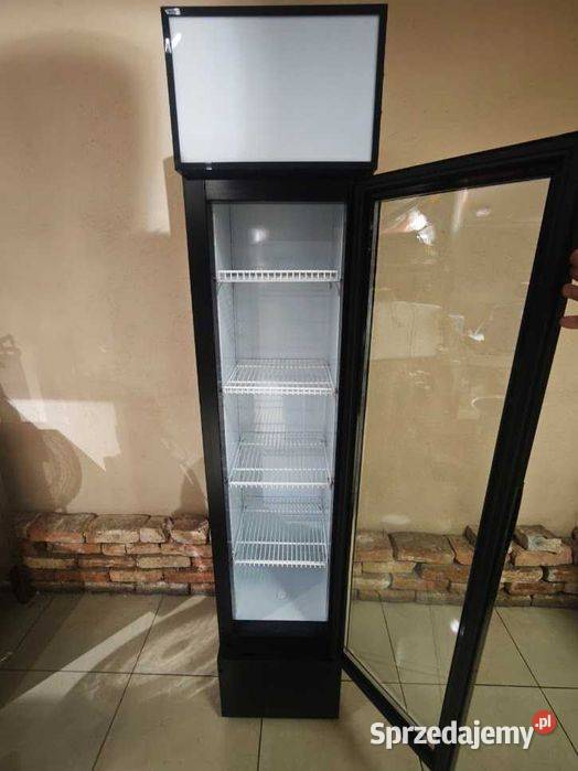 Witryna chłodnicza SLIM 155L 39 LED wąska Góra