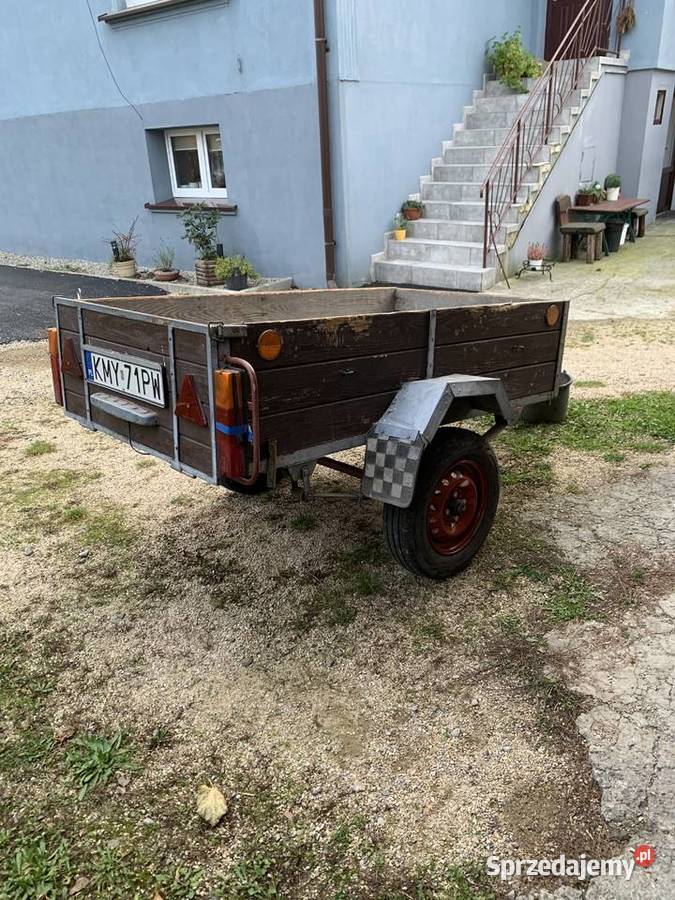 Przyczepa przyczepka samochodowa 1 Dobczyce