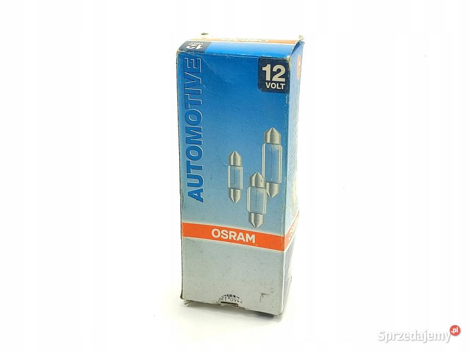 ŻARÓWKA KOMPLET 10 OSRAM 12V C10W 10W SV858 6461