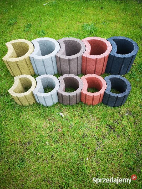 Gazony ogrodowe palisady betonowe Producent