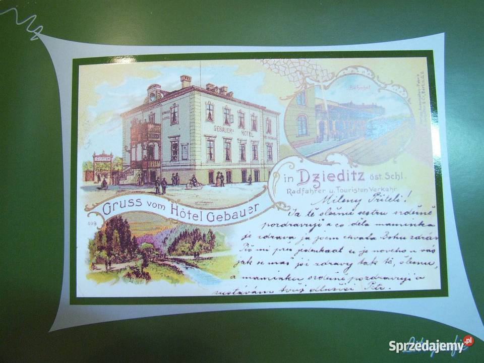 Czechowice Dziedzice na starych widokówkach twarda Czeladź