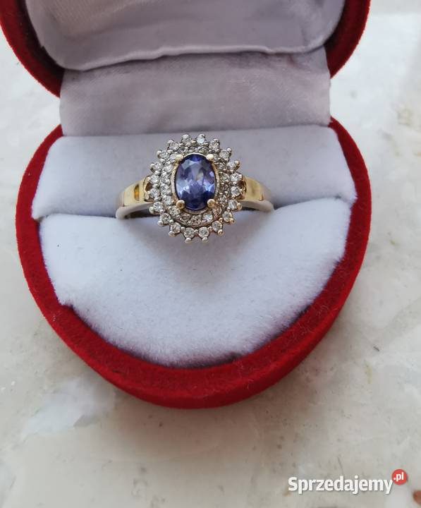 Złoty pierścionek 585 świętokrzyskie Małogoszcz