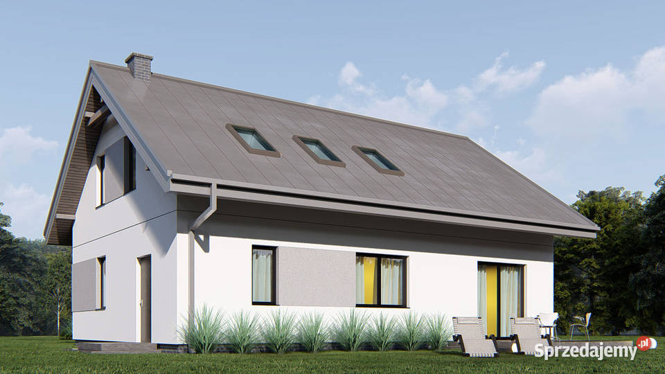 Projekt domu z poddaszem 143 m2