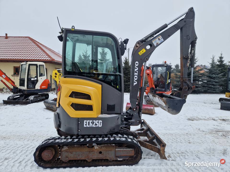 Minikoparka Volvo ECR 25D 25 tony 2019r 1900mtg lubelskie Ryżki