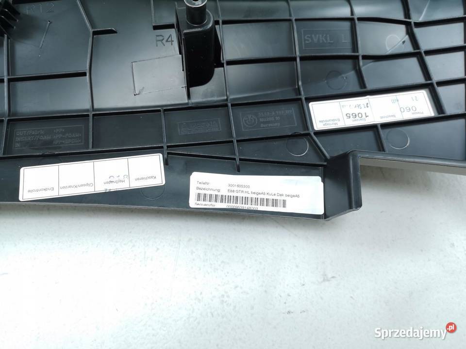 BOCZEK DRZWI SKÓRA LEWY TYŁ BMW E88 ASO NOWY lubelskie sprzedam