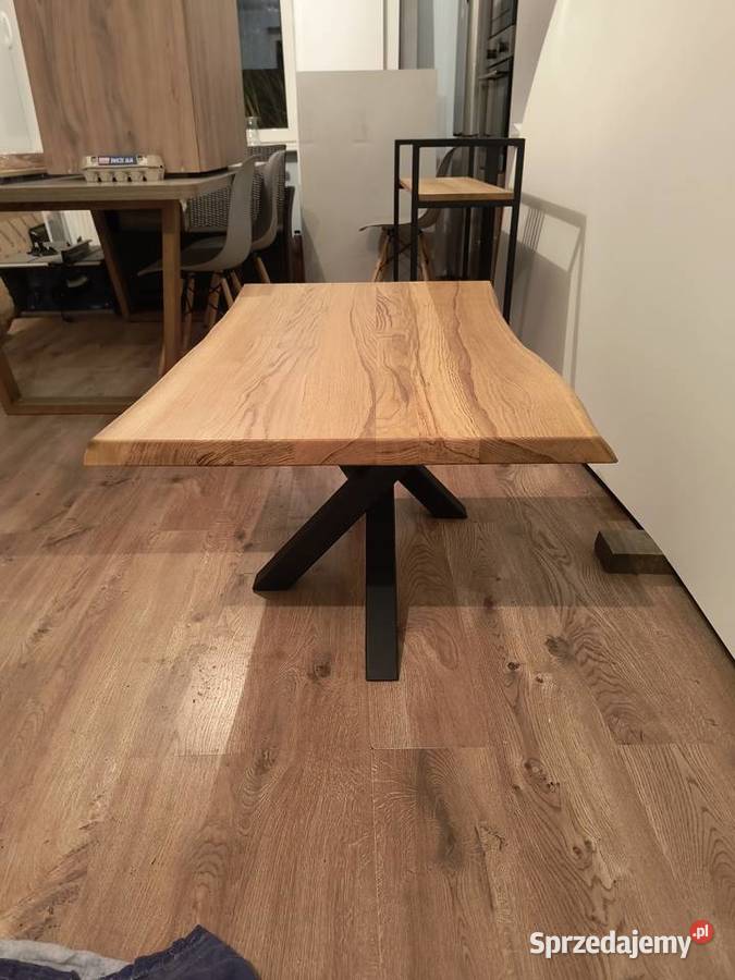 Stolik kawowy dębowy loft 110cm Chojnice