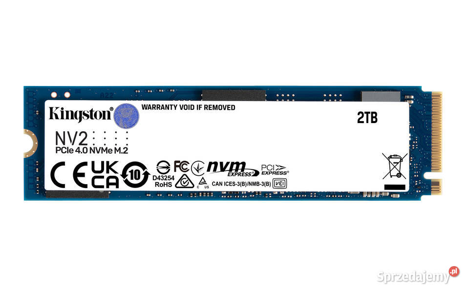 Kingston NV2 1TB SSD NVMe PCIe 40 M2 mazowieckie Warszawa sprzedam