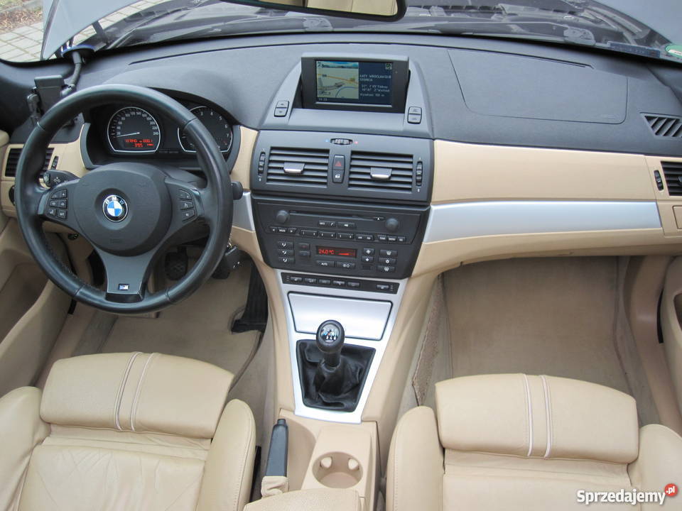 BMW X3 E83 LIFT MPAKIET nawi skóry xenon LPG Rok produkcji 2008 Kąty Wrocławskie