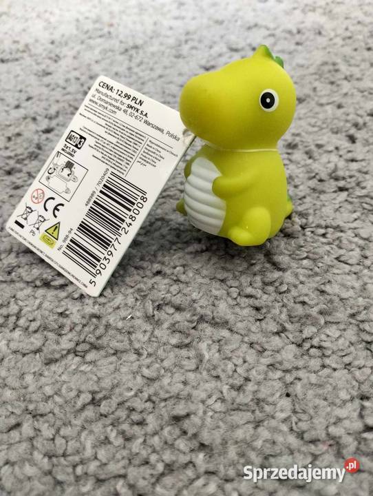 Lampka zabawka dinozaur SMYK biały Nagradowice