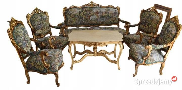 MYŚLIWSKI Barokowy Komplet Wypoczynkowy