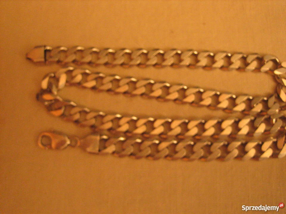 Łańcuch srebro próby 925 89gram Bydgoszcz