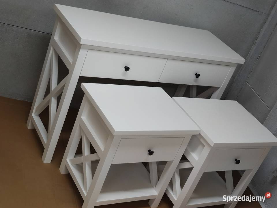 Komplet mebli drewnianych styl prowansalski Zduńska Wola