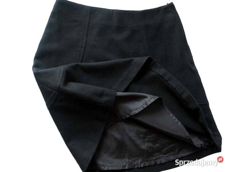 H M Spódnica czarna34 xs pas Inny materiał