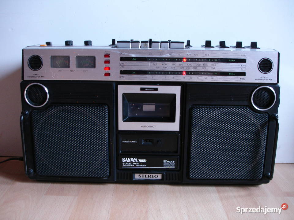 Radiomagnetofon SANWA 7065 Zielona Góra
