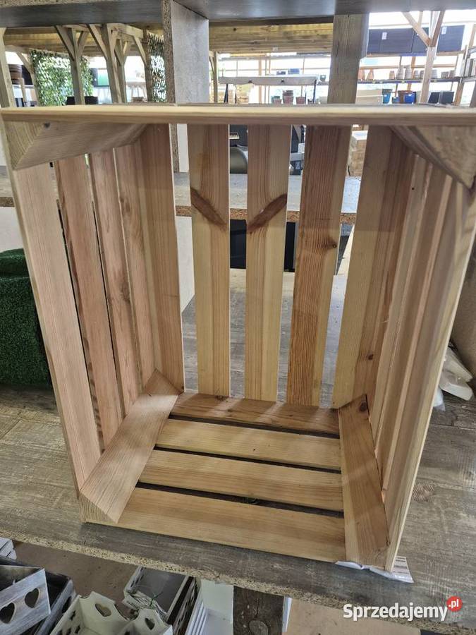 Skrzynki drewniane Miejska Górka