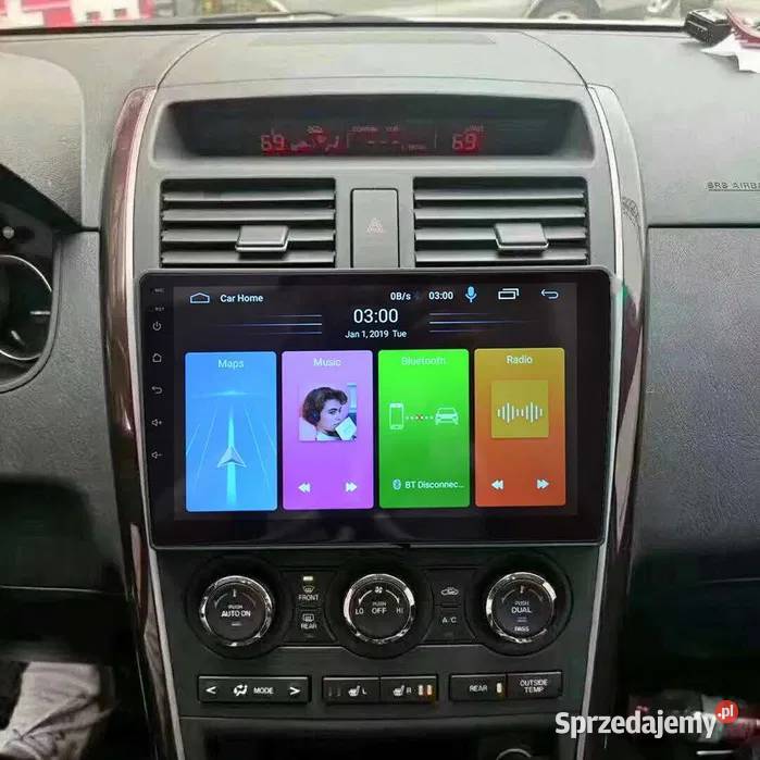 Radio Android 10 Mazda Cx9 0616 wifi Bluetooth Ożarowice