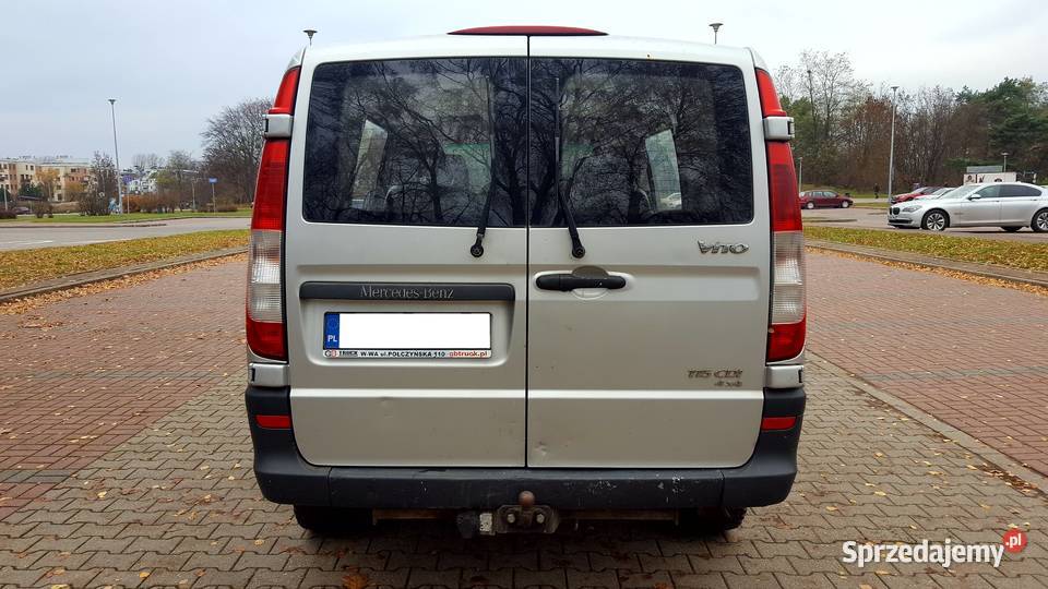 Vito LONG 4x4 2008r brygadówka 6osób Salon Gdańsk