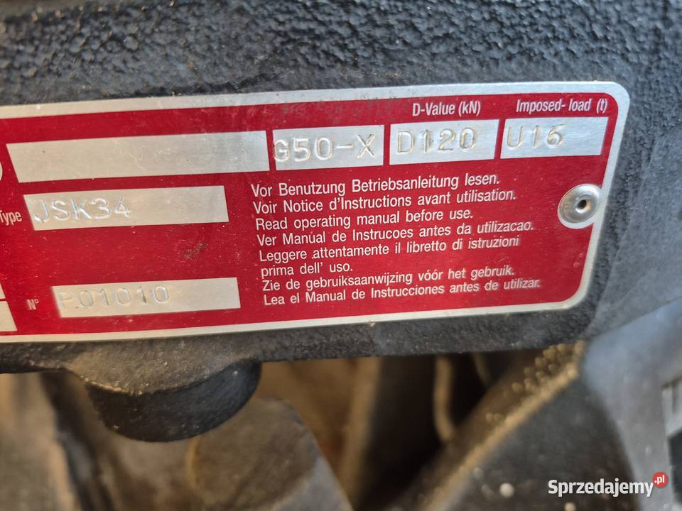 Siodło Jost JSK34H657 BSAA Części montażowe Obłotne