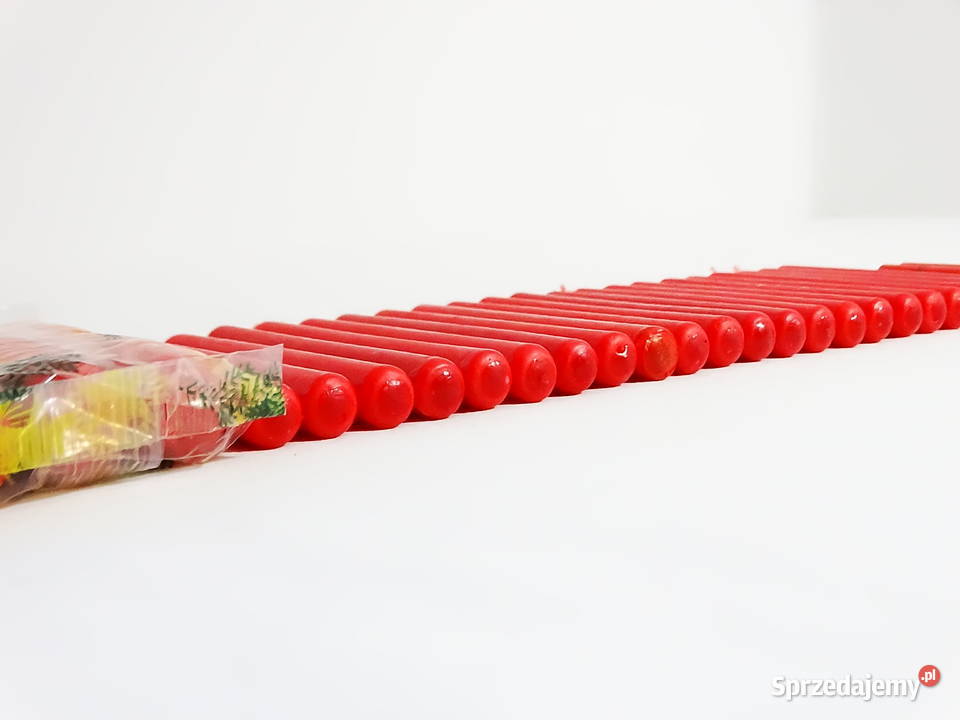 Zestaw czerwonych świec dekoracyjne nowe 31 Dekoracje świąteczne Biłgoraj