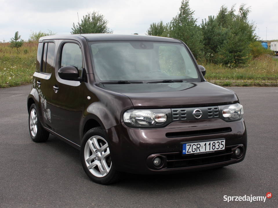 Nissan Cube 16 benzyna zarw bogata wersja klimatyzacja Gryfino