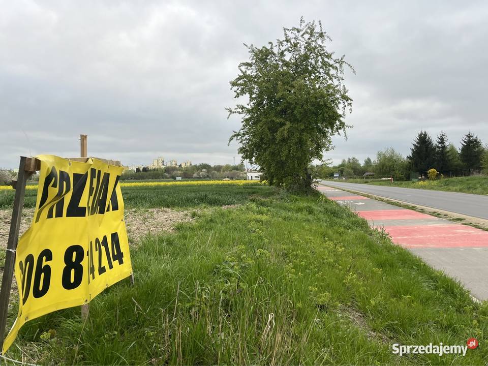 Działka budowlana na granicach Łęcznej