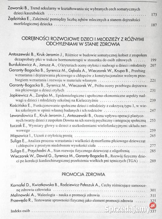 Auksologia a promocja zdrowia Tom 2 Andrzej Chełm