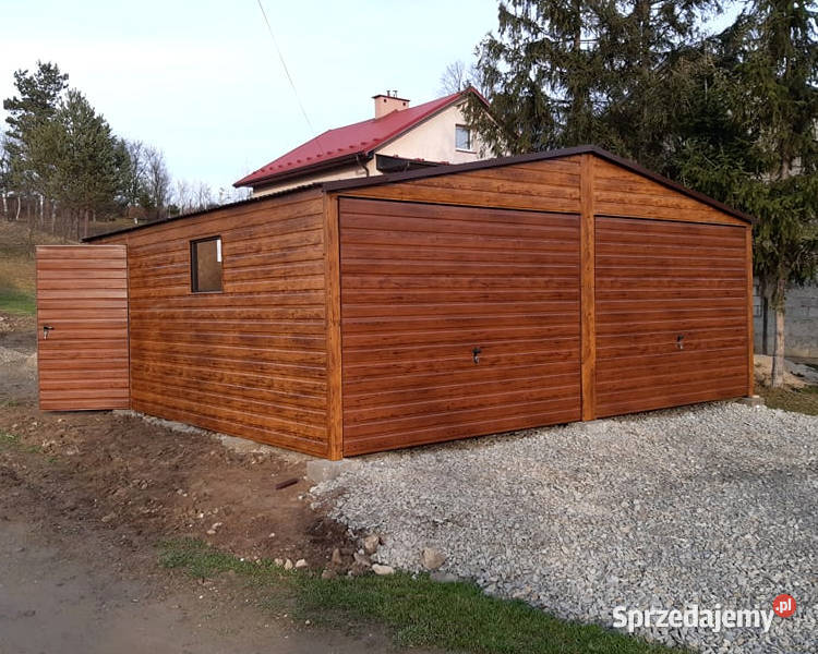 Garaż Blaszany 6x6 Garaże Akrylowy Poziom Profil Płock
