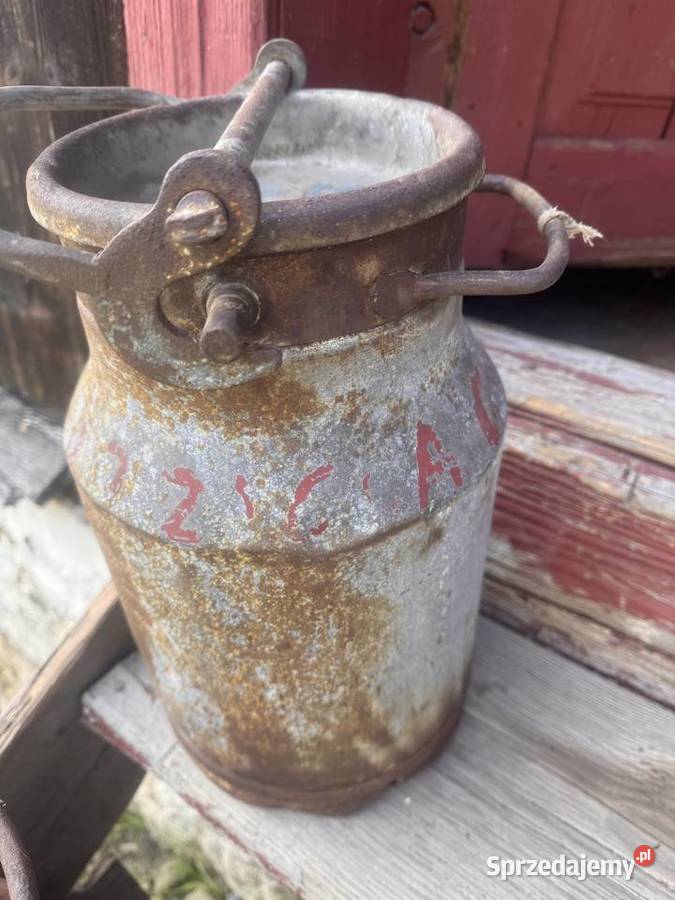 Dwie kanki na mleko Trzemeśnia sprzedam